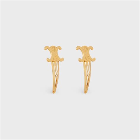 celine hair clip gold|HAIR ACCESSORIES WOMEN .